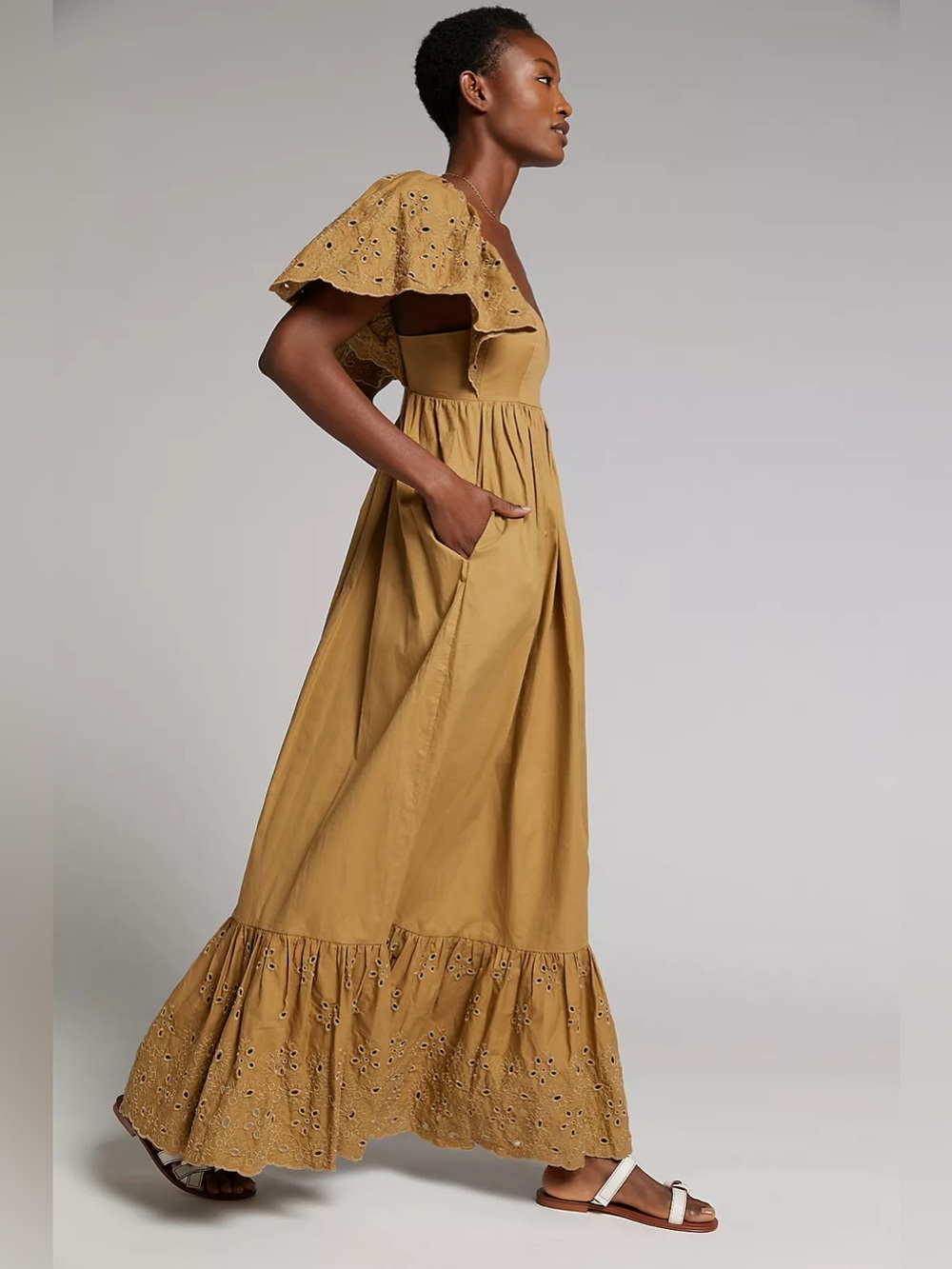 Anthropologie En Saison Hayley Flounced Maxi Dress - Picture 4 of 12